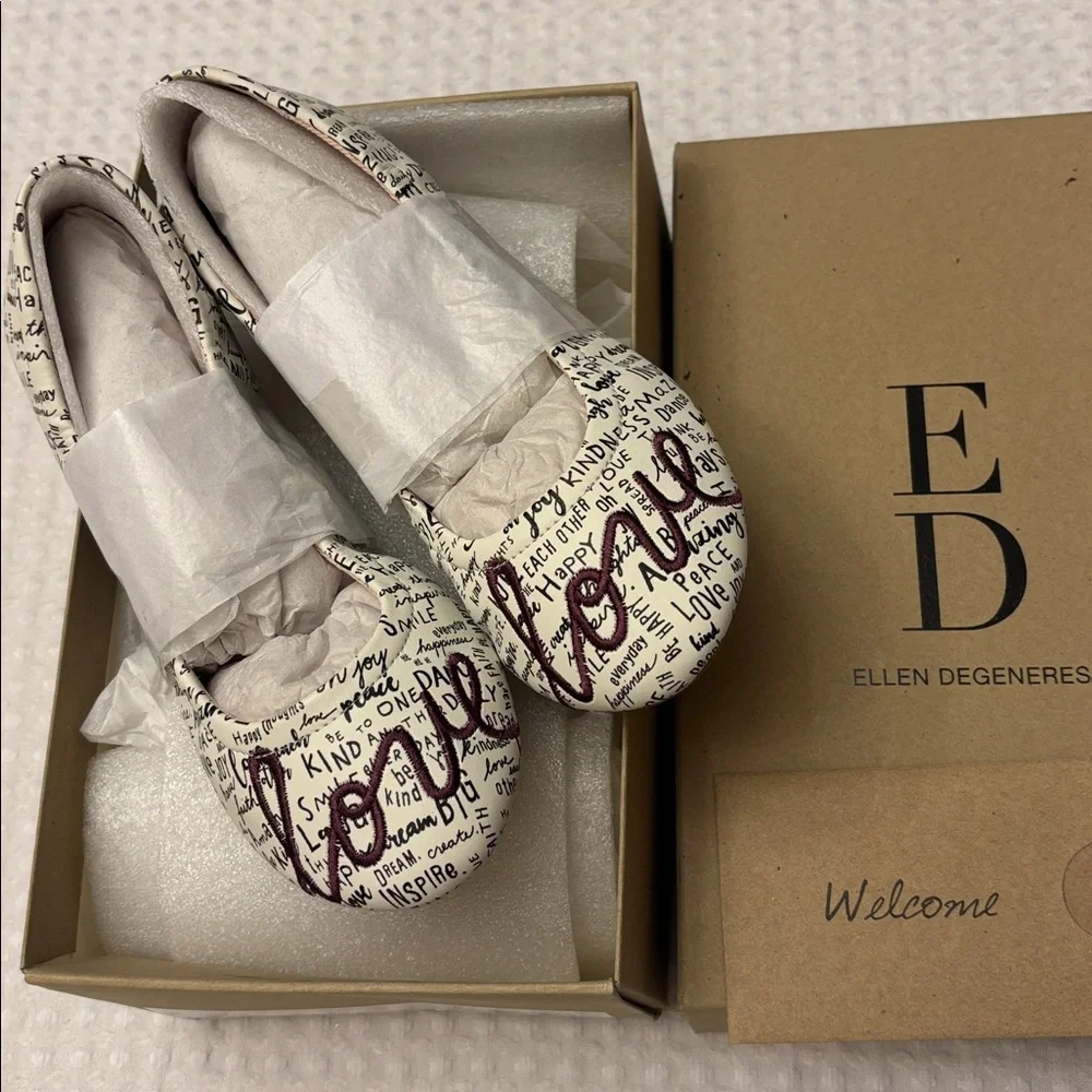 Ellen Degeneres chic red